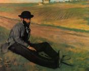 Eugene Manet, Brother to Edouard Manet